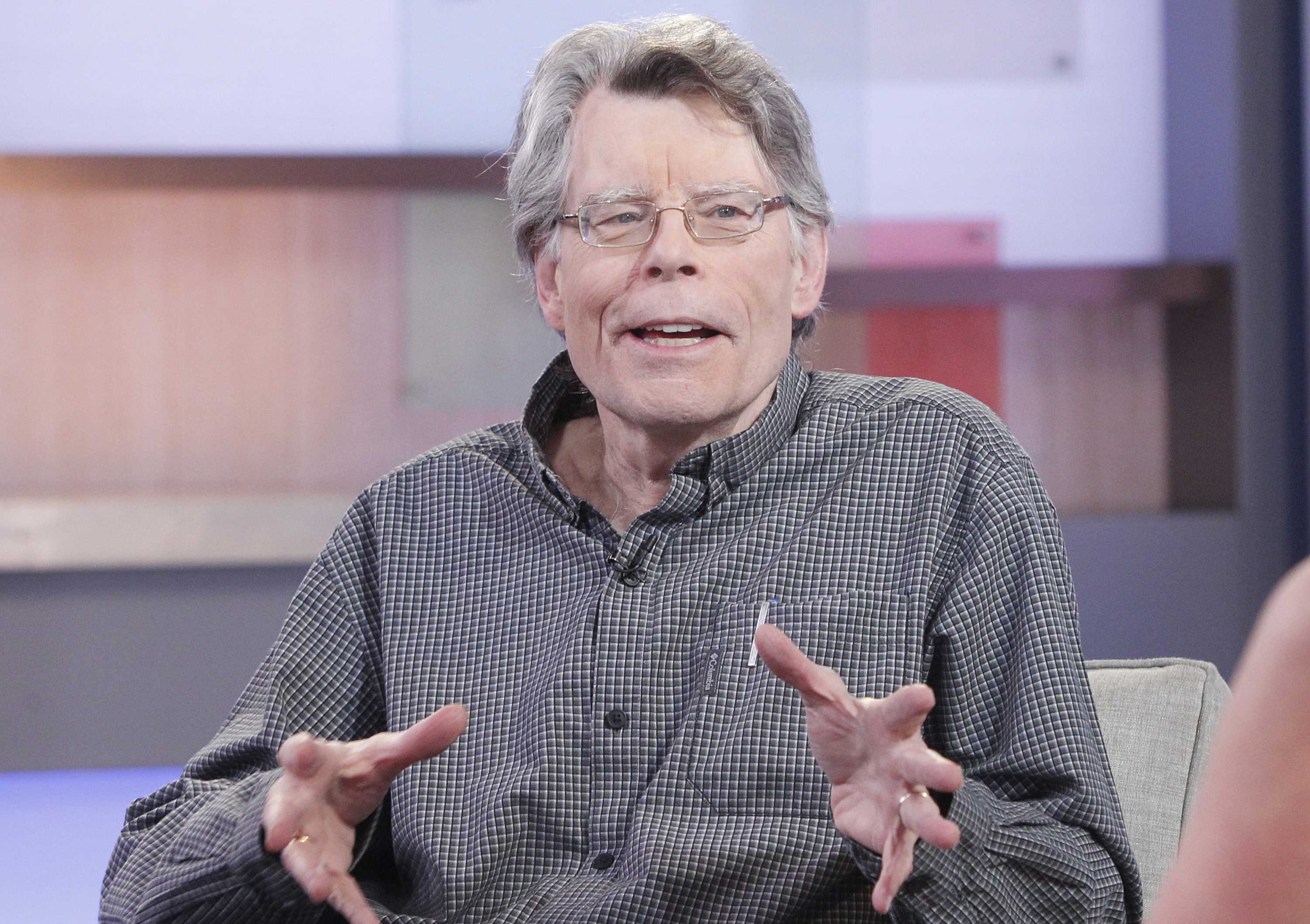 Author Stephen King makes an appearance on Good Morning America in 2015