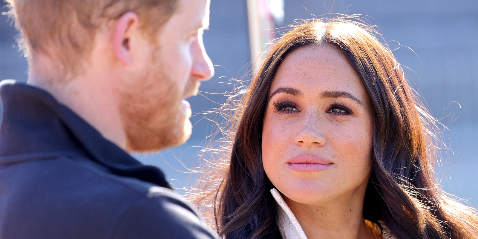 Prince Harry and Meghan Markle at the 2020 Invictus Games.