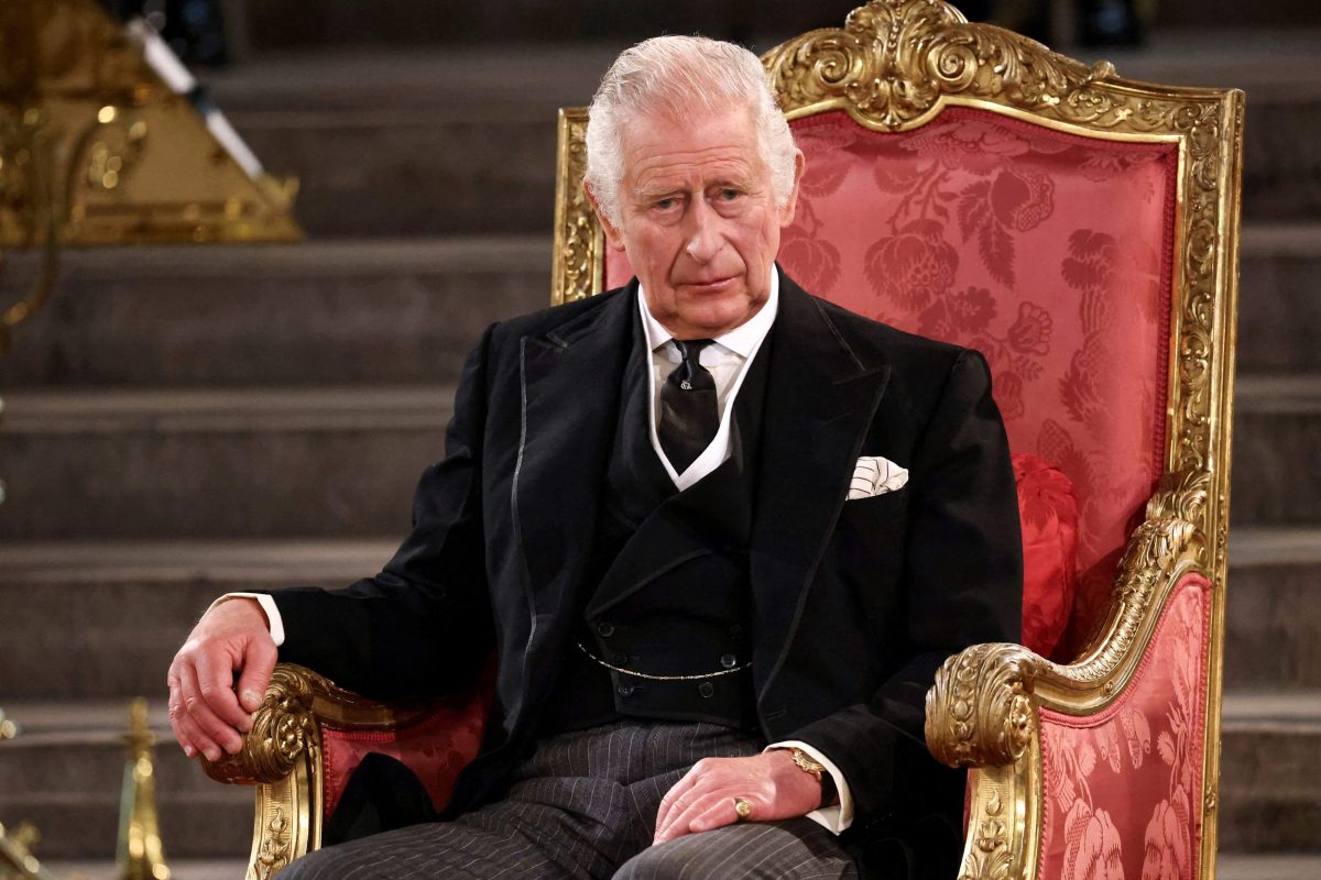King Charles III, who hopefully doesn’t have a reign like King Charles I or King Charles II, attends the presentation of Addresses by both Houses of Parliament in Westminster Hall