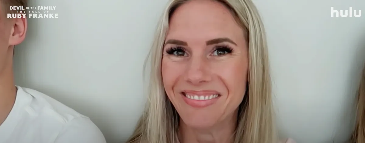 Smiling Ruby Franke with blonde hair
