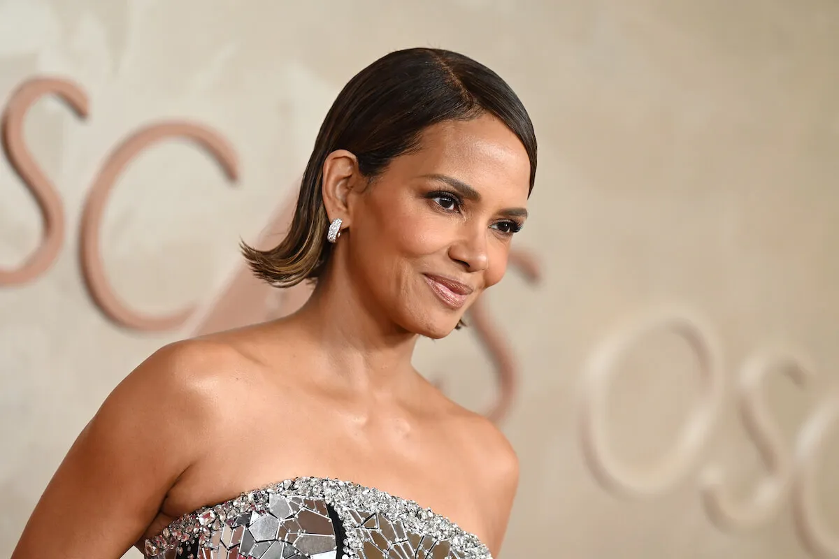 Halle Berry, who kissed Adrien Brody at the Oscars, on the Academy Awards red carpet