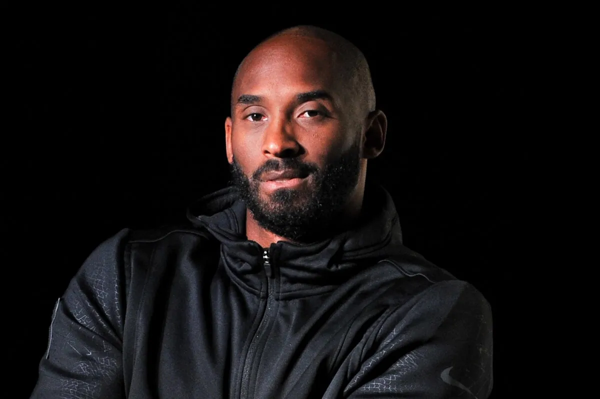 Kobe Bryant durung an event at MAMA Gallery in Los Angeles