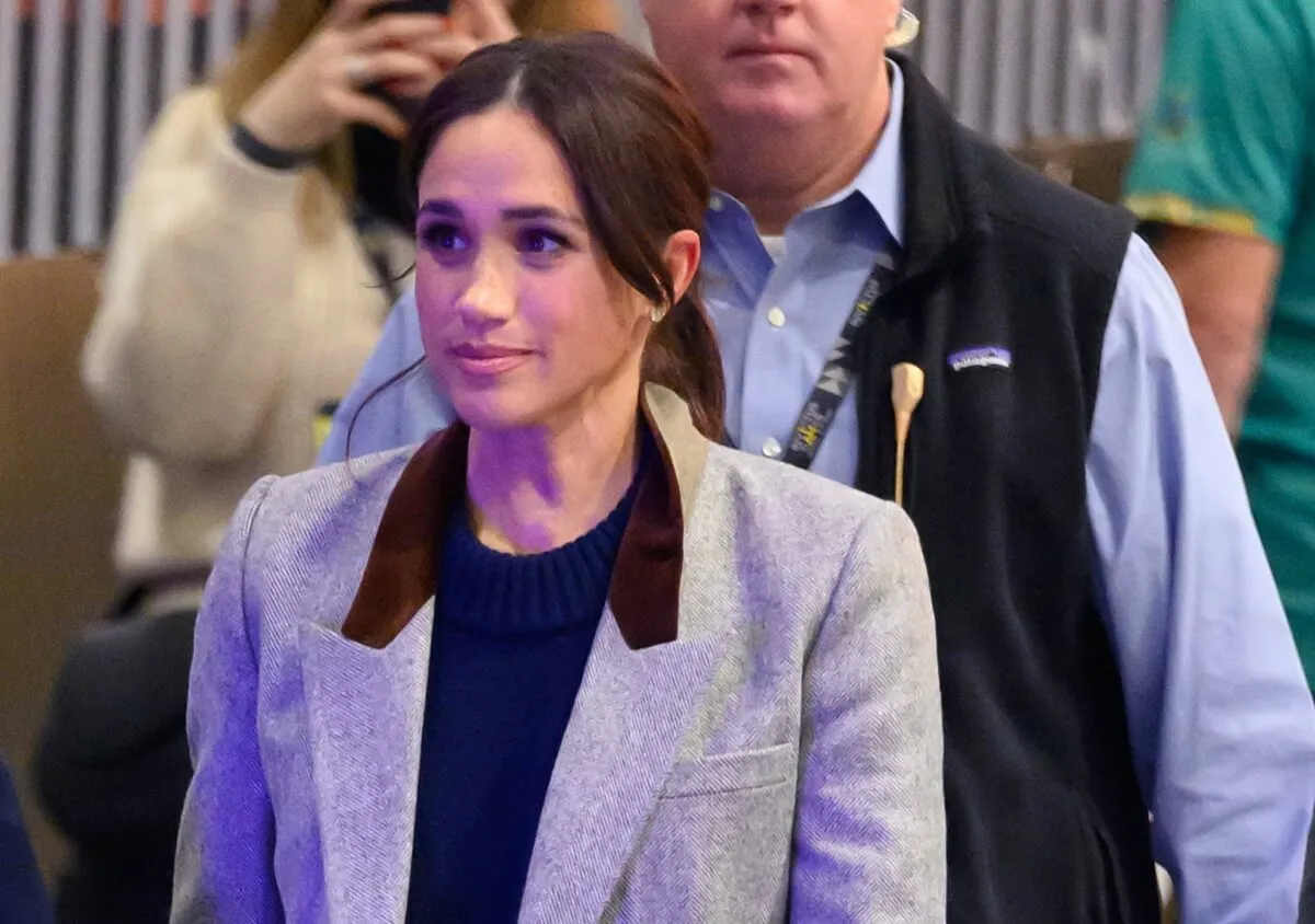 Meghan Markle attend the wheelchair basketball match between the USA v Nigeria