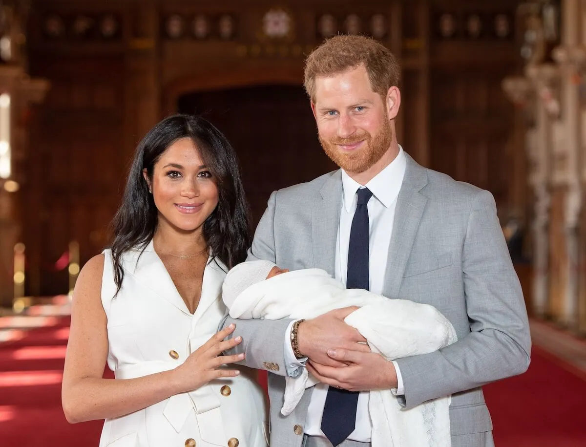 Meghan Markle and Prince Harry with Prince Archie in 2019